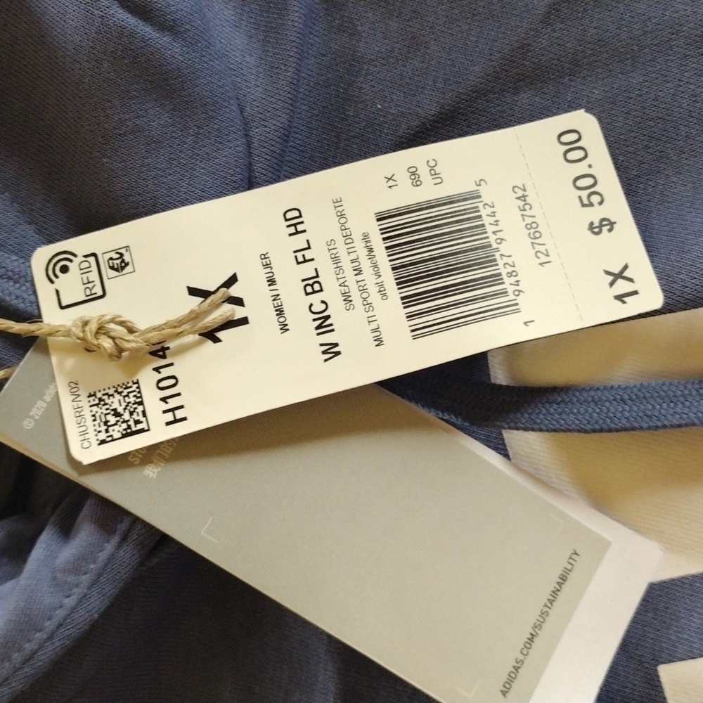 NWT  Women/Men  Sweatshirt/ Hoodie by ADIDAS - Picture 6 of 11
